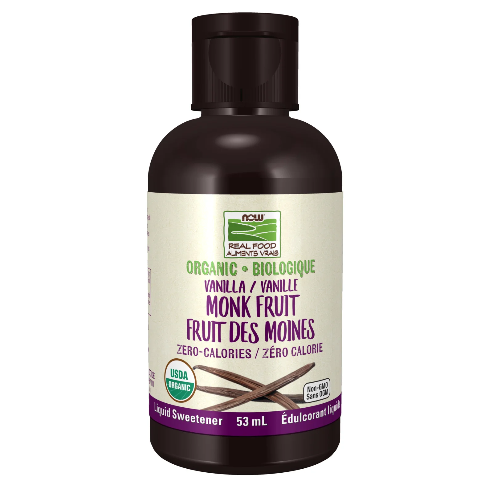 NOW - Édulcorant Liquide Fruit de Moines Biologique 53ml - Dernière Chance! - Image 2