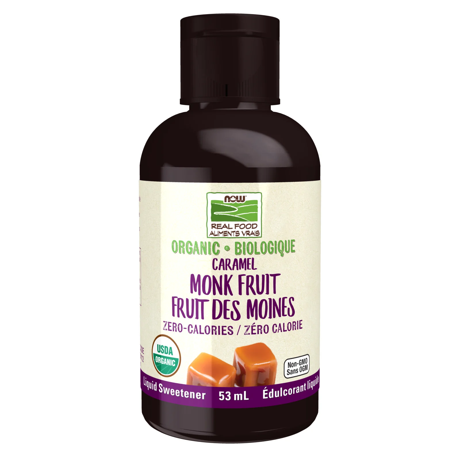 NOW - Édulcorant Liquide Fruit de Moines Biologique 53ml - Dernière Chance! - Image 3