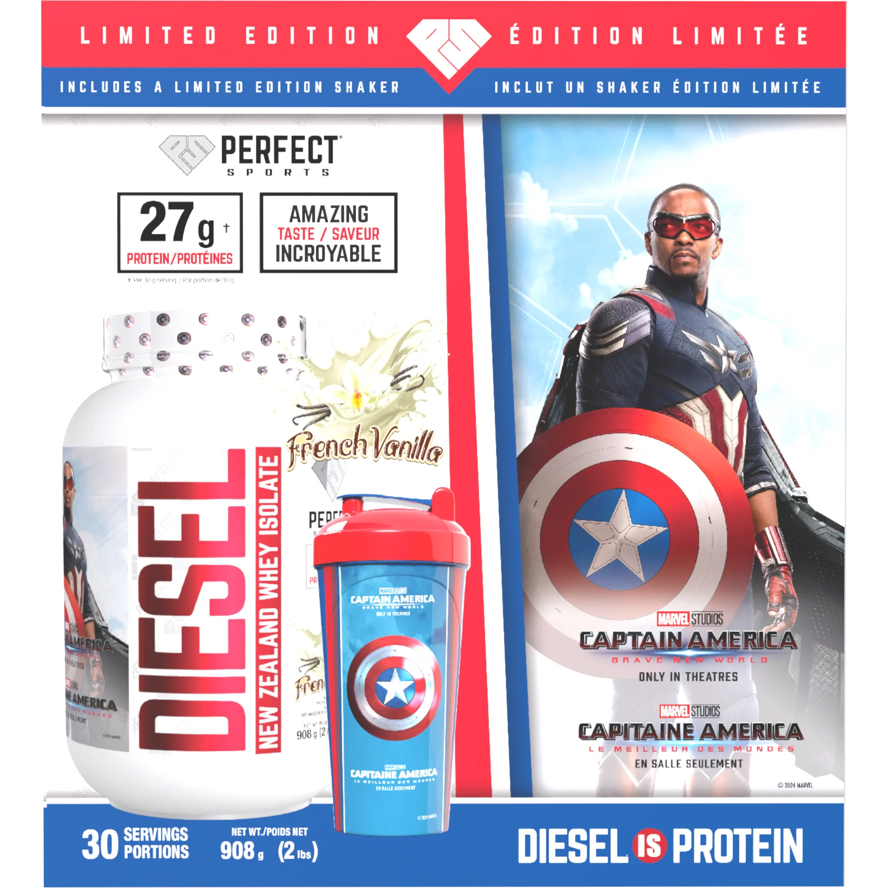 Perfect Sports - Captain America Diesel 2lb + Ensemble - Image 2
