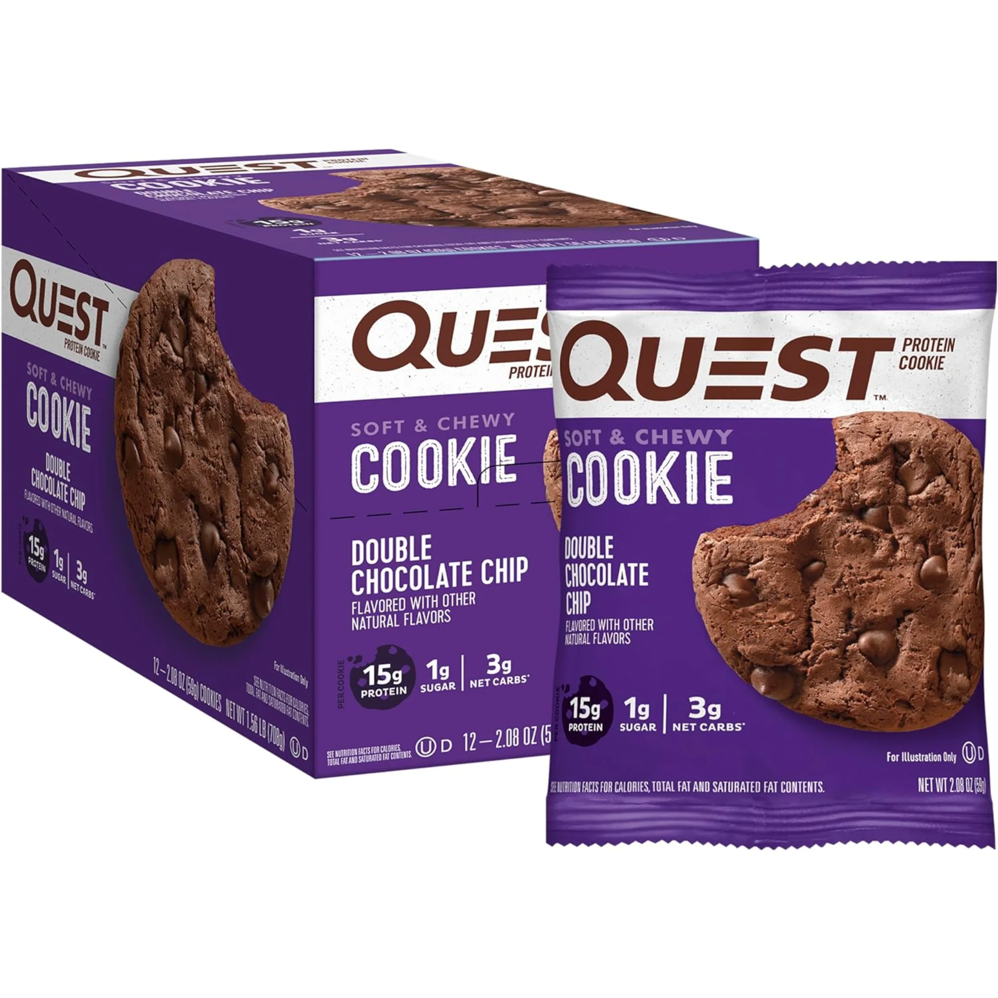 Quest - Protein Cookies 58g (12x) - Image 7