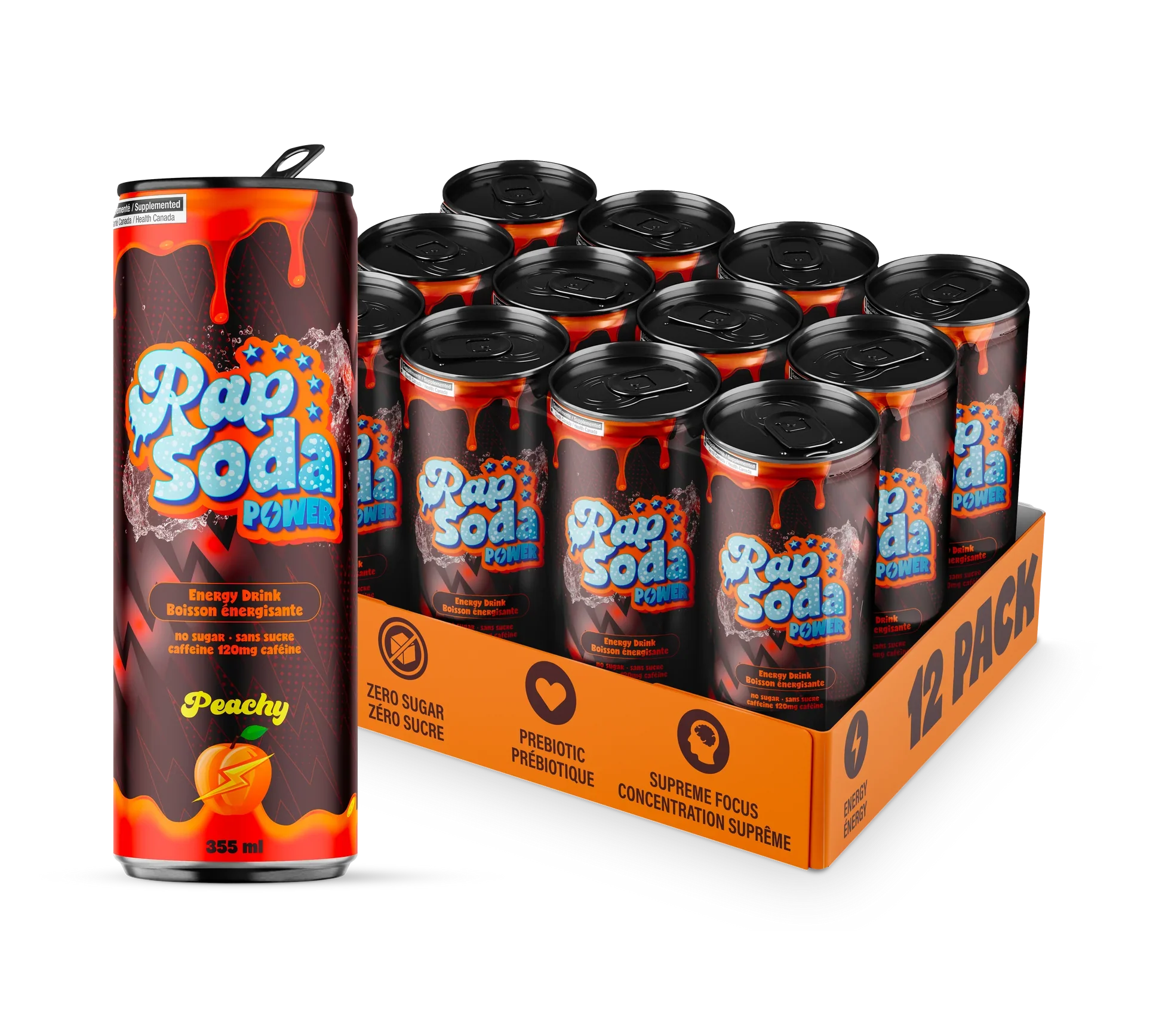 Rap Soda - Rap Soda Power RTD - 355ml (12x) - Dernière Chance! - Image 2