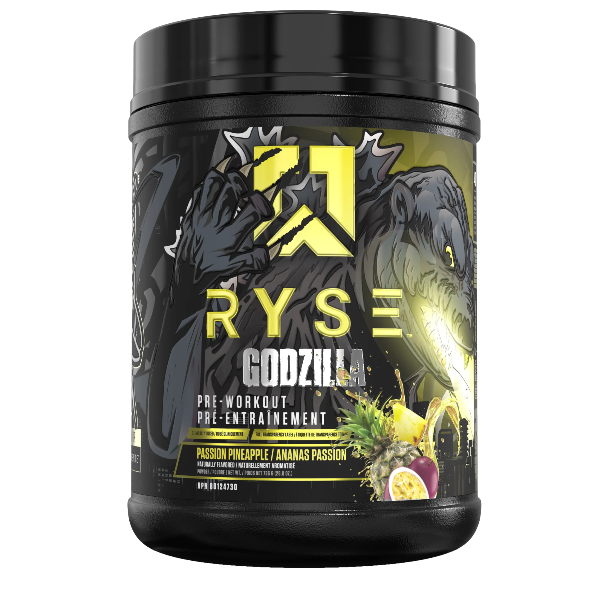 Ryse Pre Workout - Godzilla - 796g