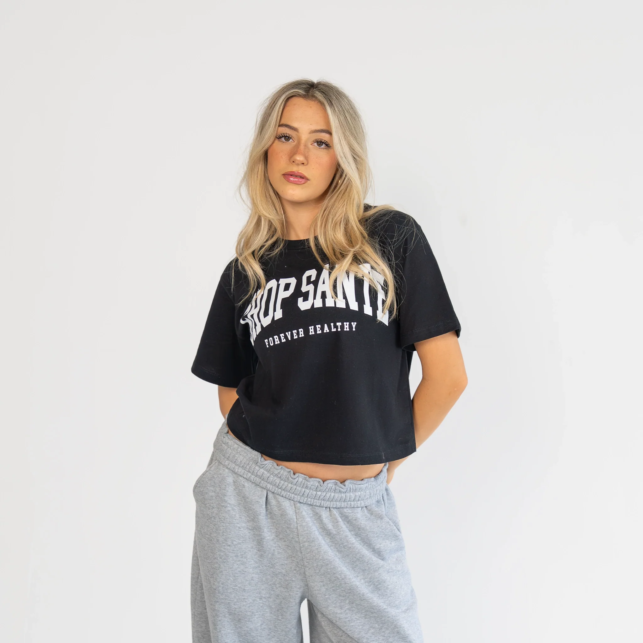 Shop Santé - Chandail Court Boxy - Collection Signature - Image 2