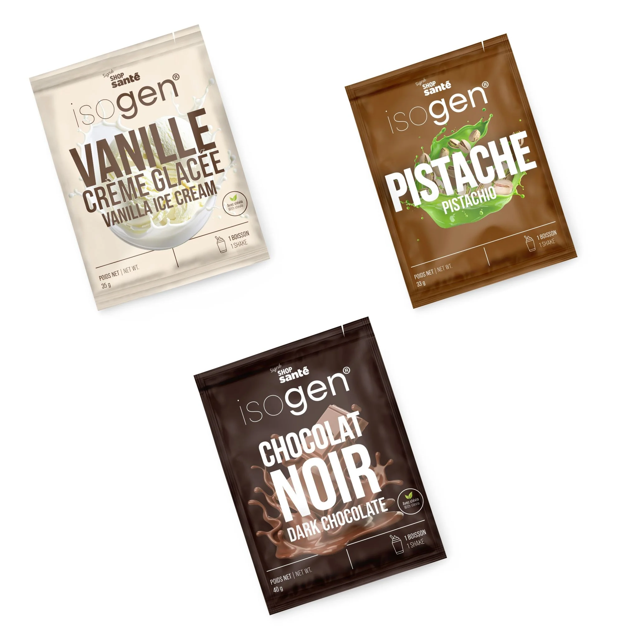 Shop Santé - IsoGen - Lot de 3 échantillons - Gratuit!
