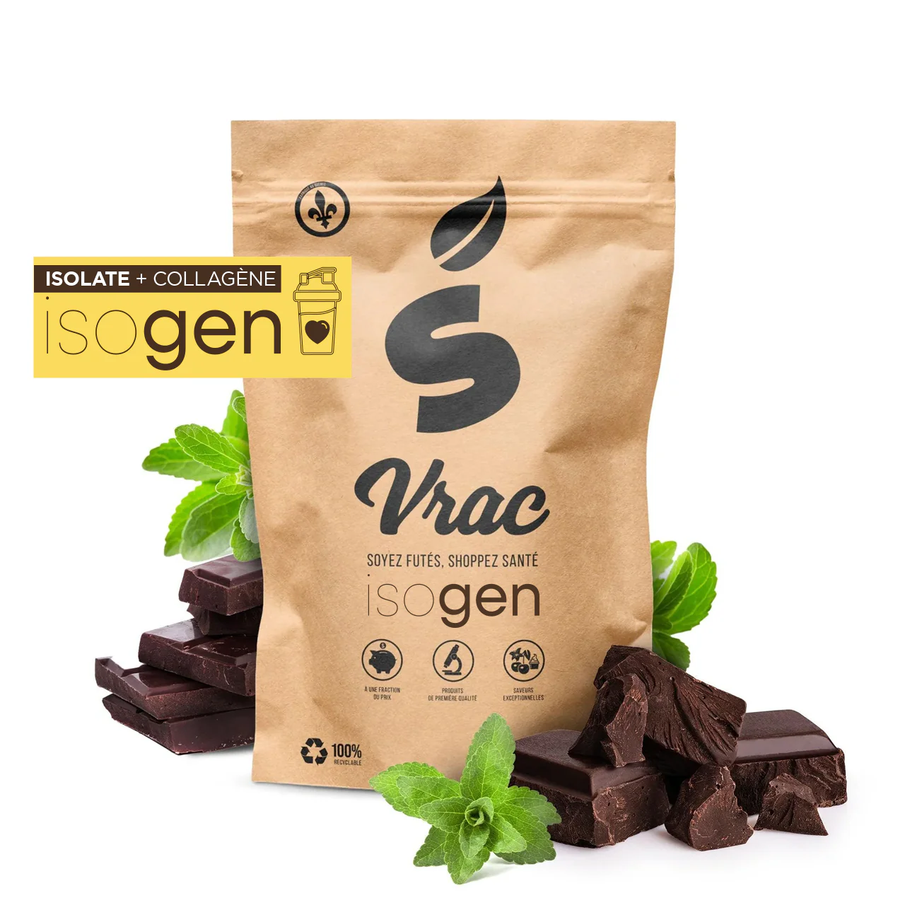 VRAC - Protéine IsoGen® - 1lb - Image 3