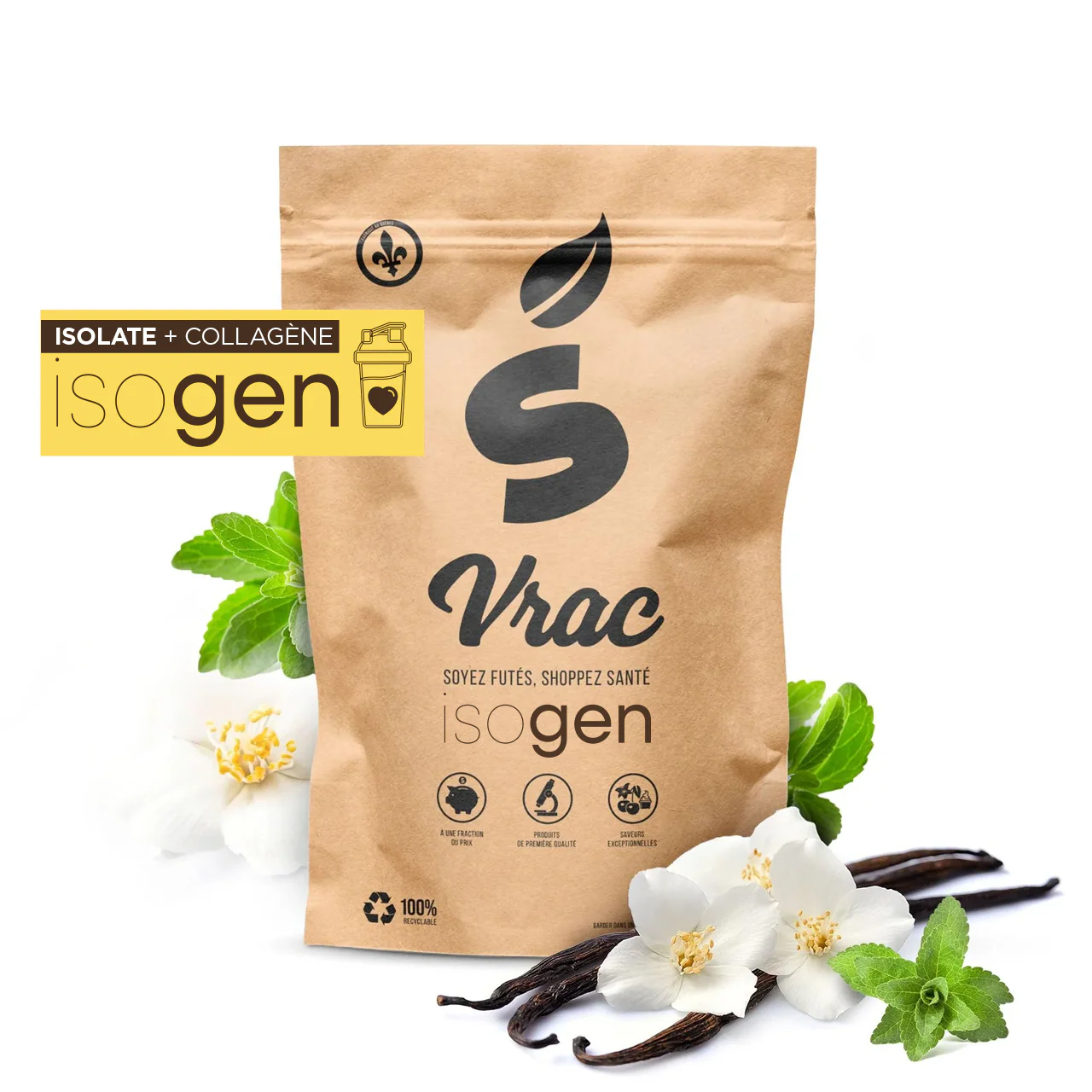 VRAC - Protéine IsoGen® - 1lb - Image 4