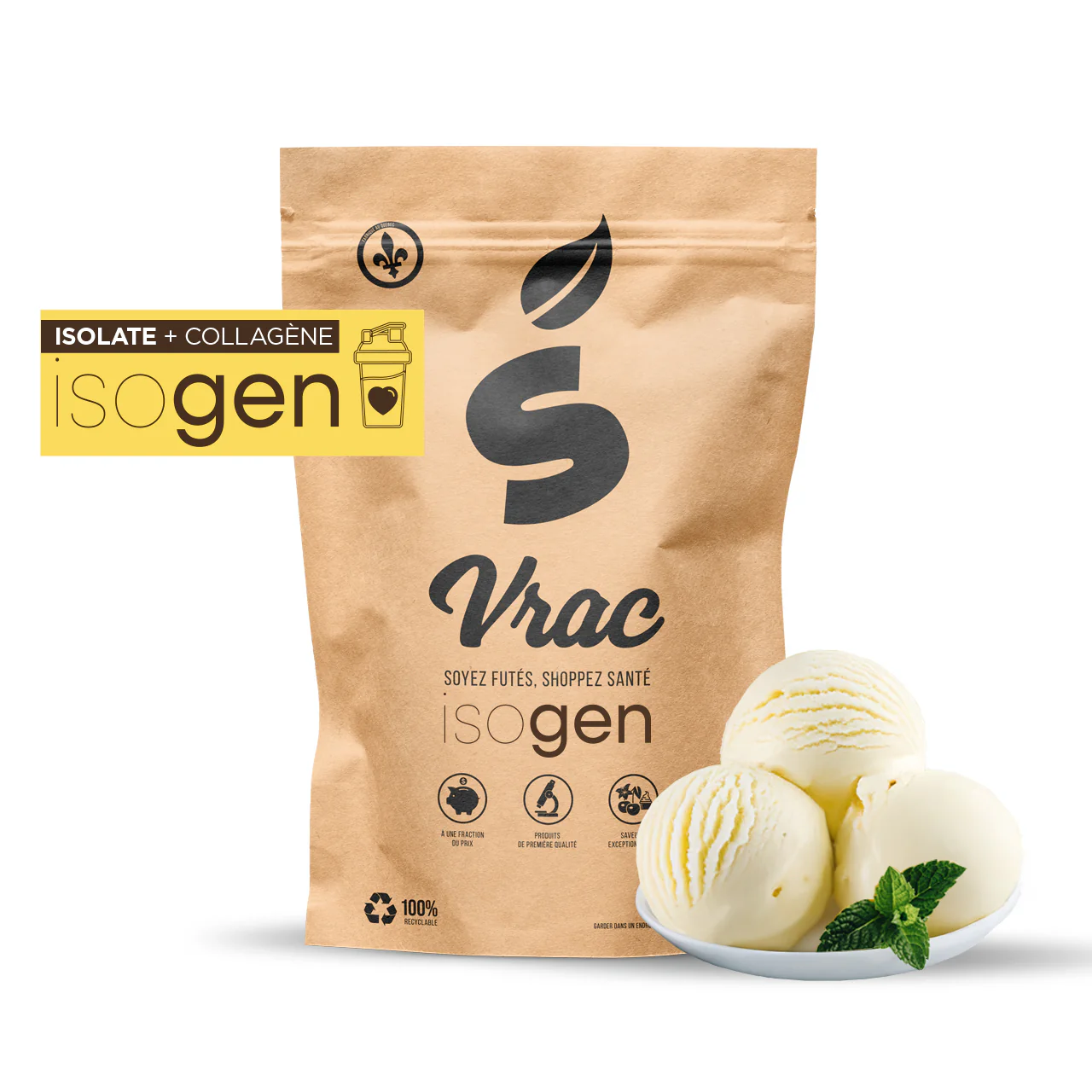 VRAC - Protéine IsoGen® - 1lb - Image 5