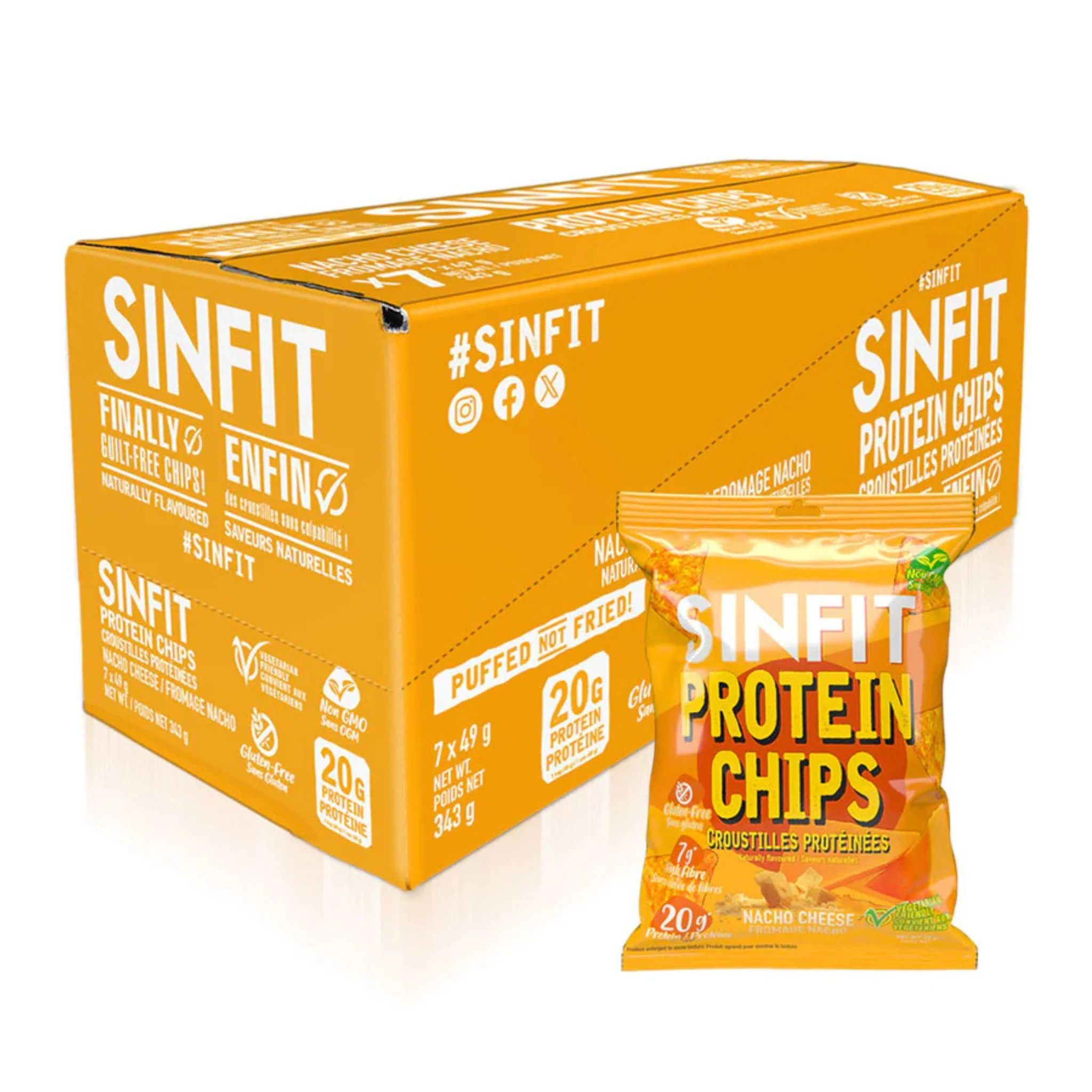 SinFit - Chips Protéinées 50g (7x) - Image 4