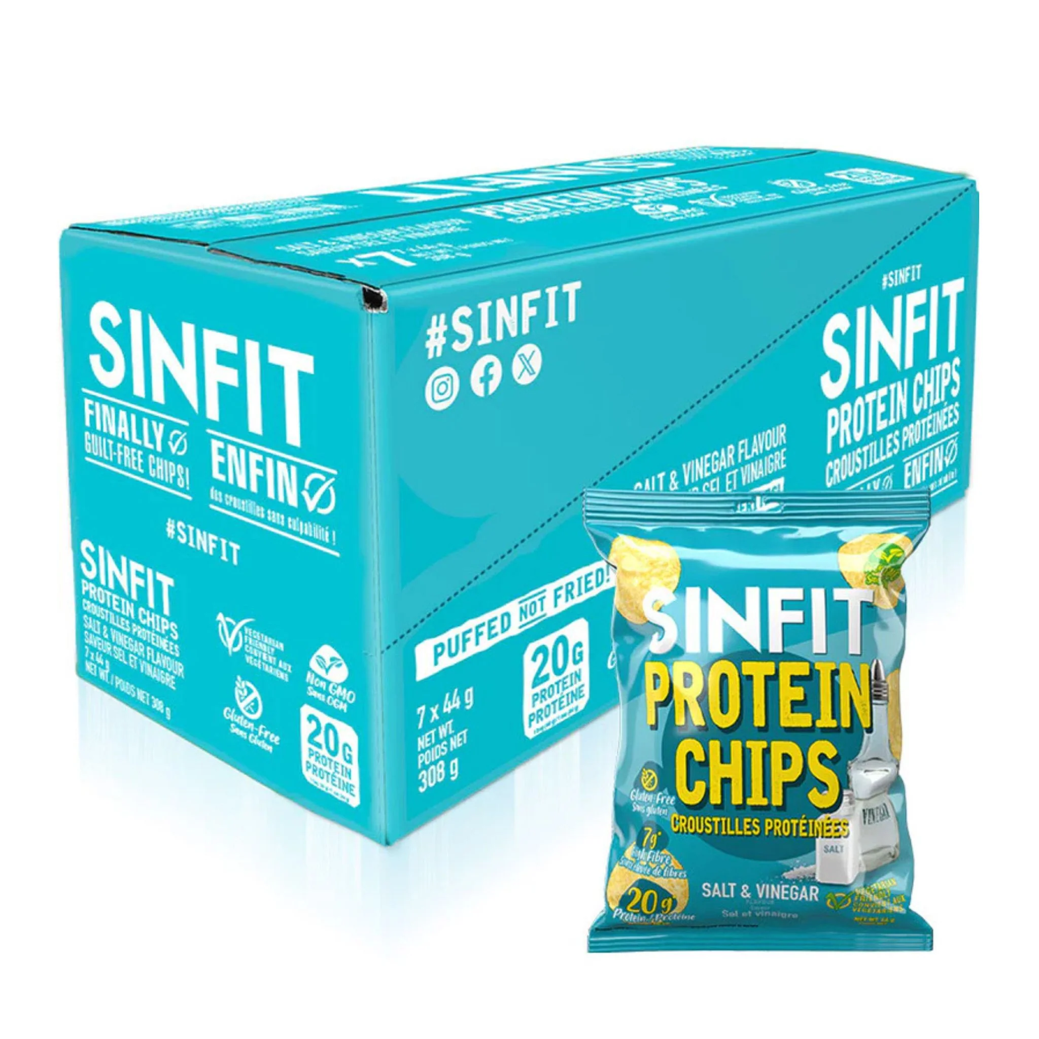 SinFit - Chips Protéinées 50g (7x) - Image 5