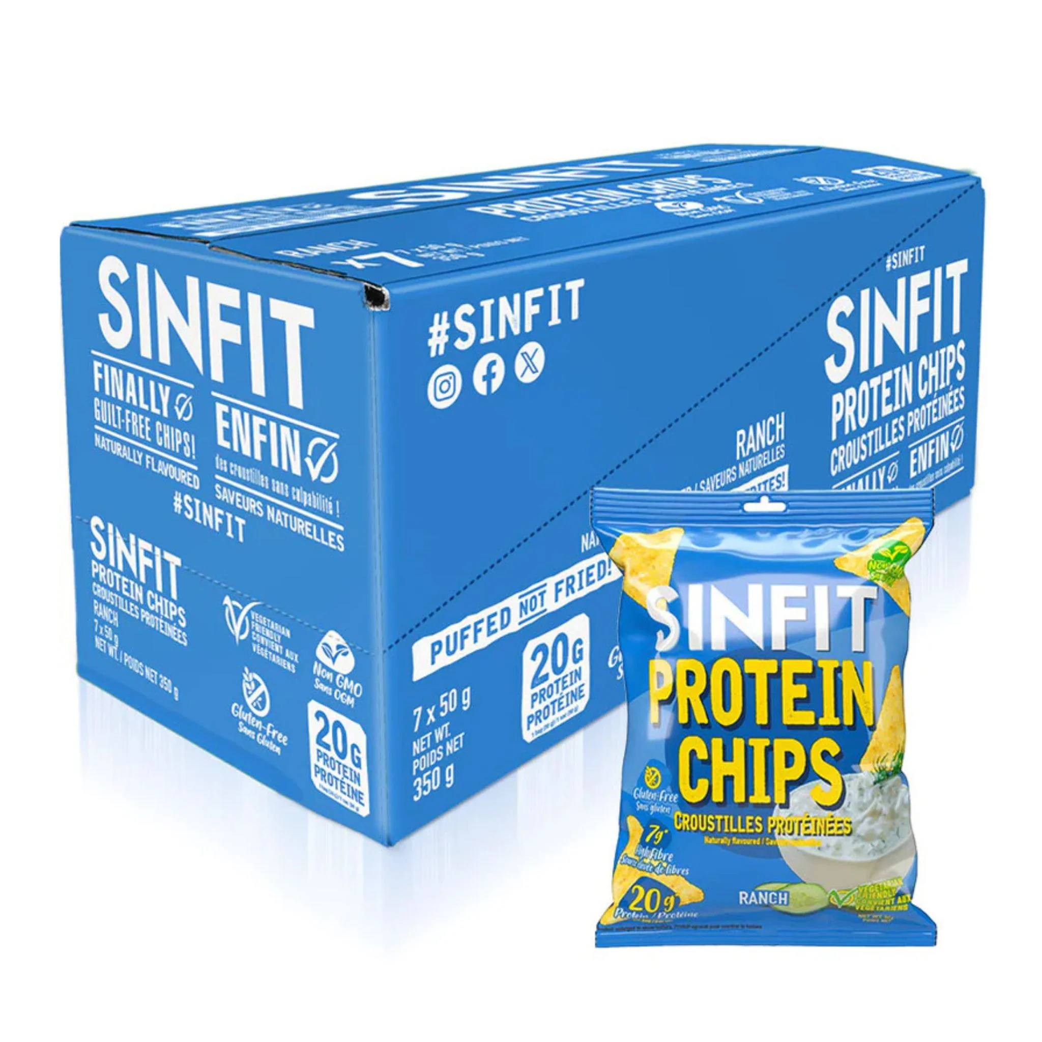 SinFit - Chips Protéinées 50g (7x) - Image 6