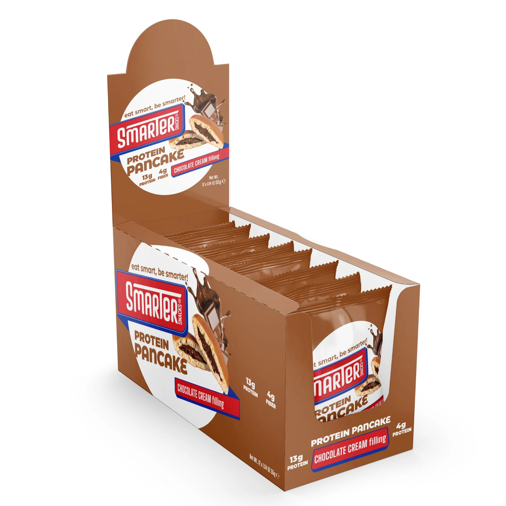 Smarter Snacks - Smarter Protein Pancake - 55g (12x) - Image 3