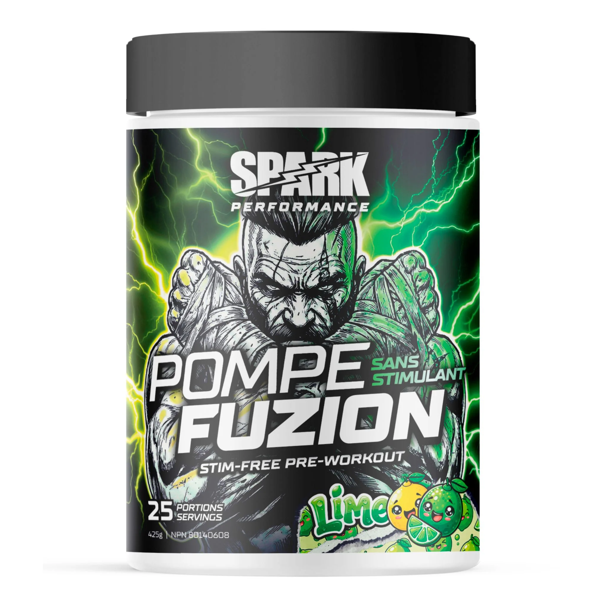 Spark - Pompe Fuzion Pré-Workout Sans Stimulant - 425g - Image 2