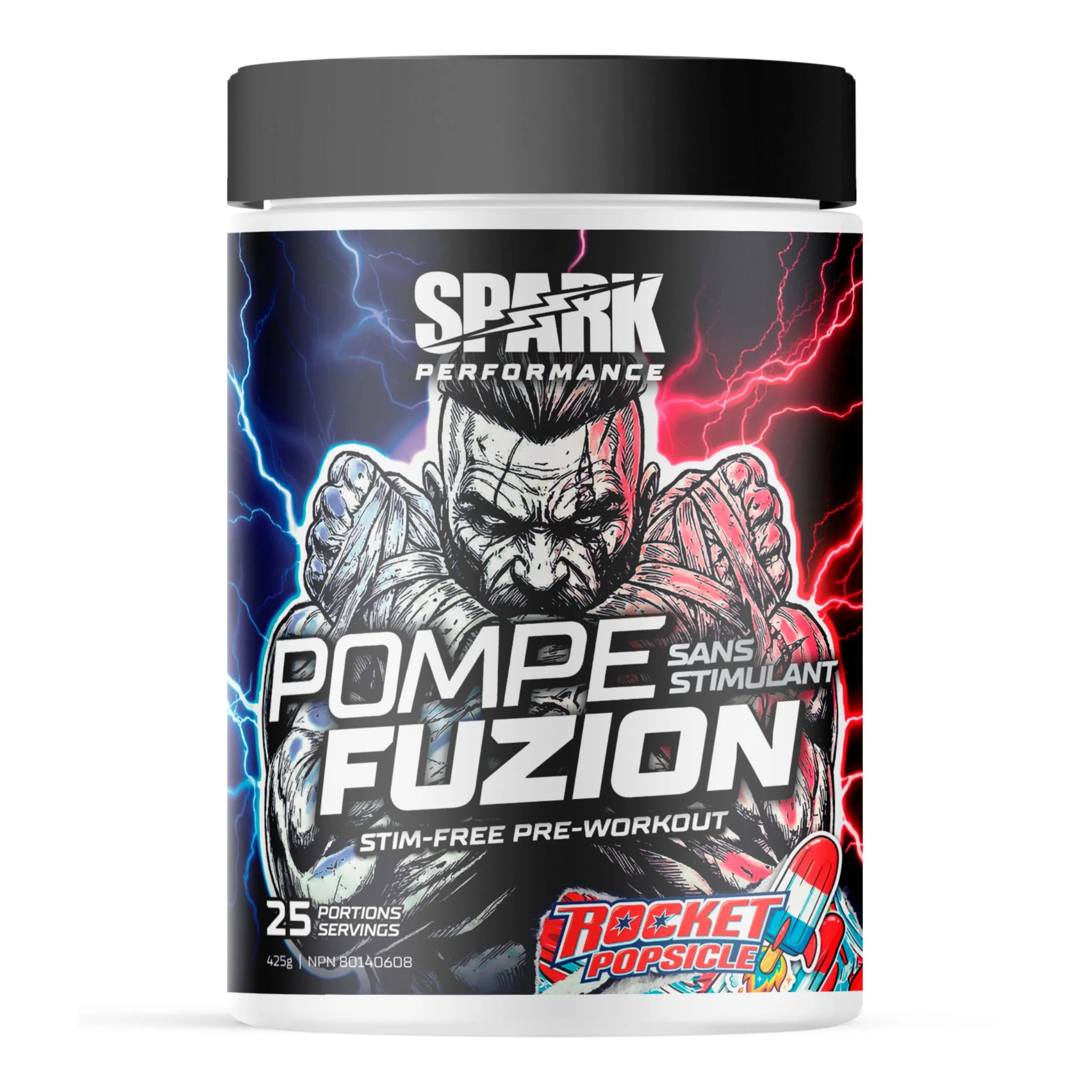 Spark - Pompe Fuzion Pré-Workout Sans Stimulant - 425g - Image 3