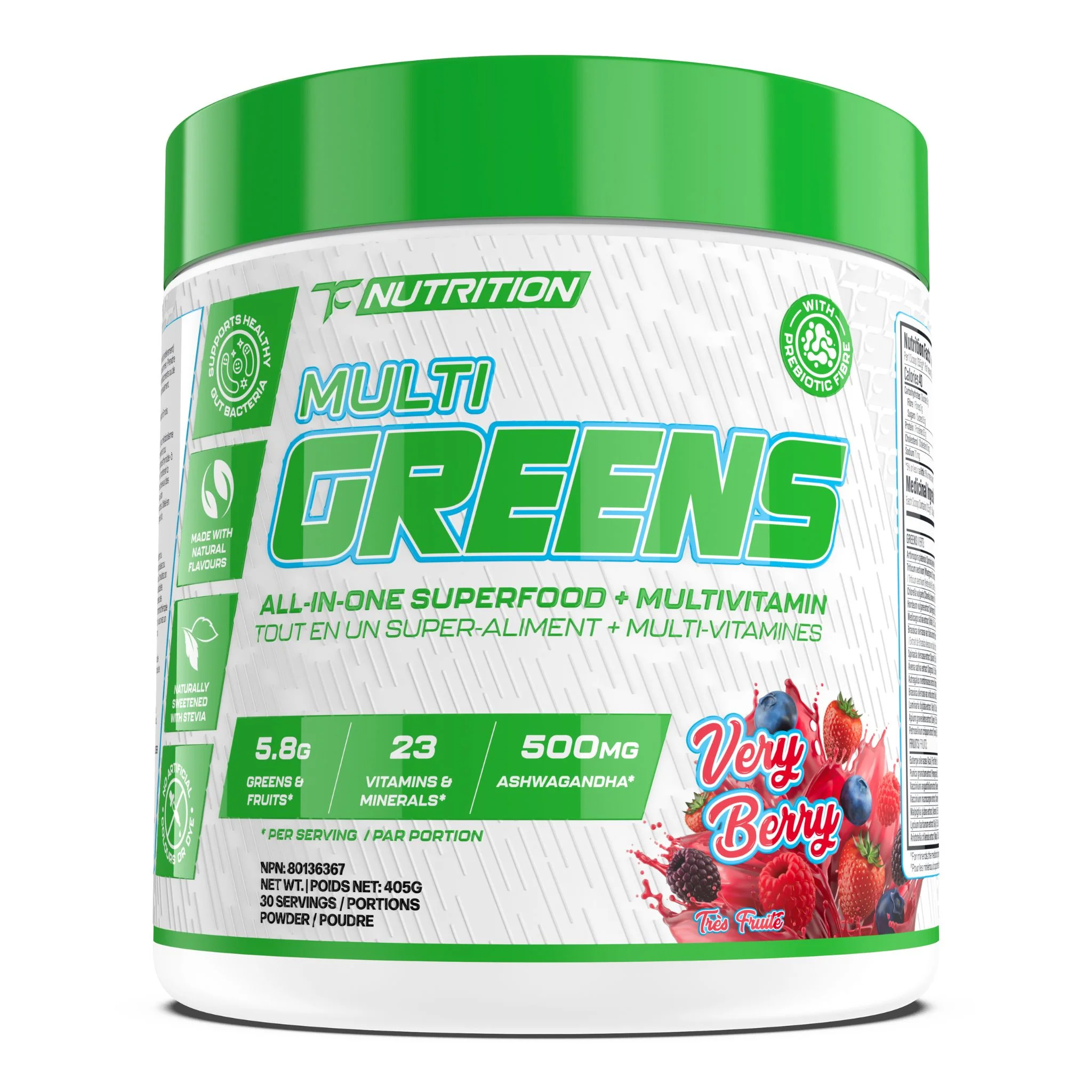 TC Nutrition - Multi Greens - 405g - Image 2