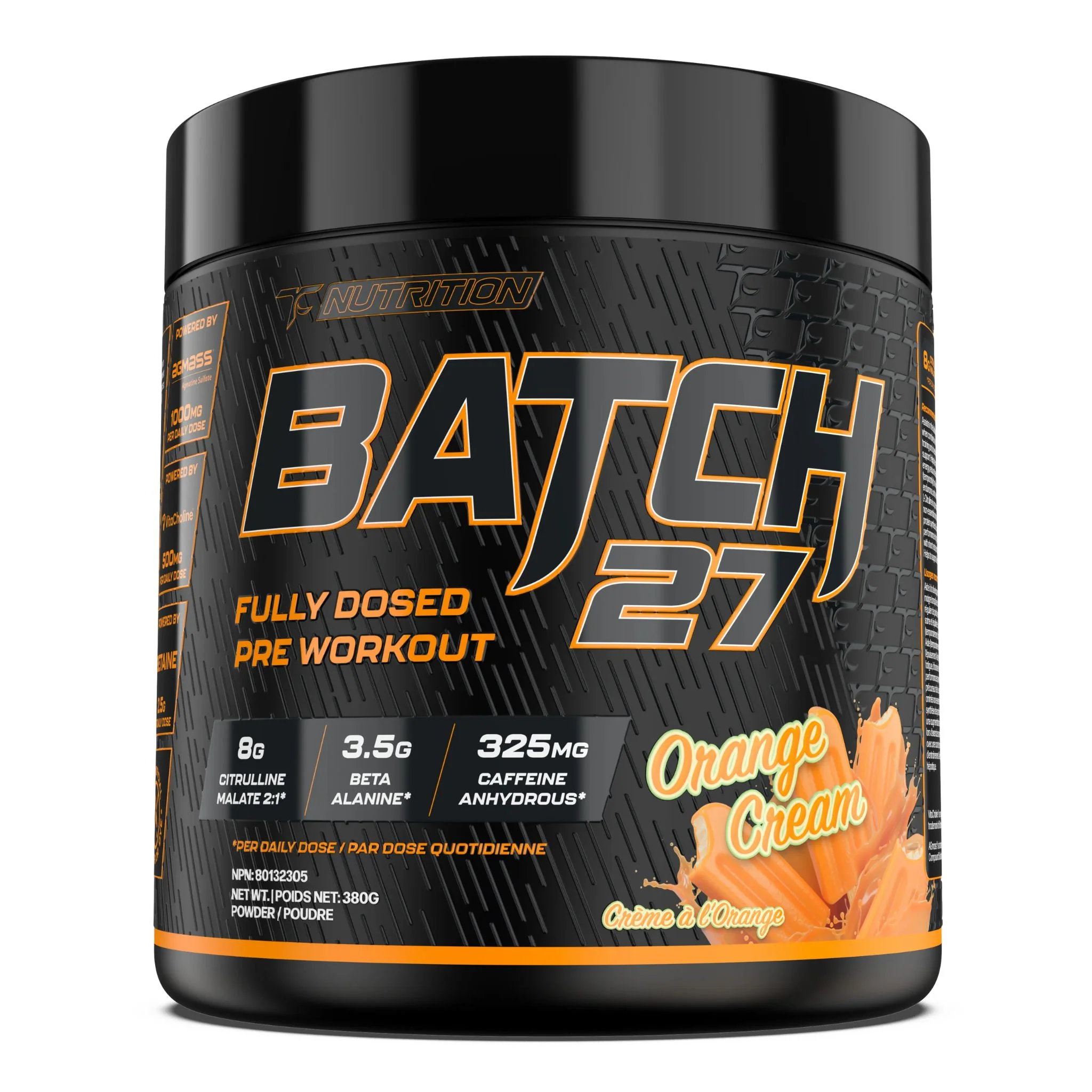 TC Nutrition - Batch 27 - Pre Workout - 360g - Image 6