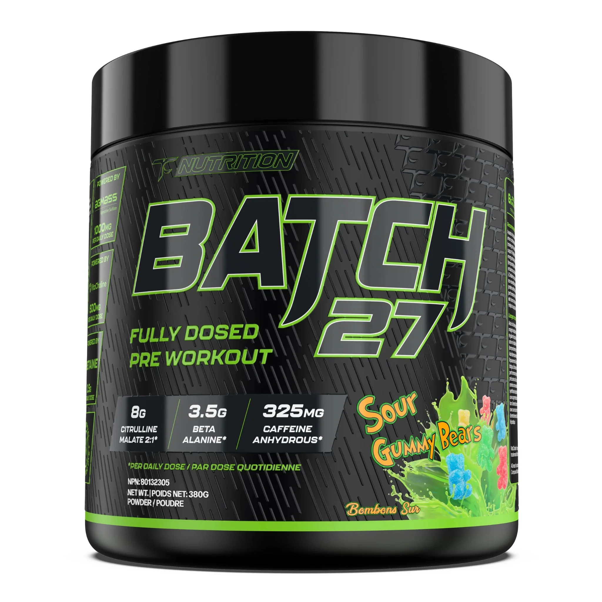 TC Nutrition - Batch 27 - Pre Workout - 360g - Image 9