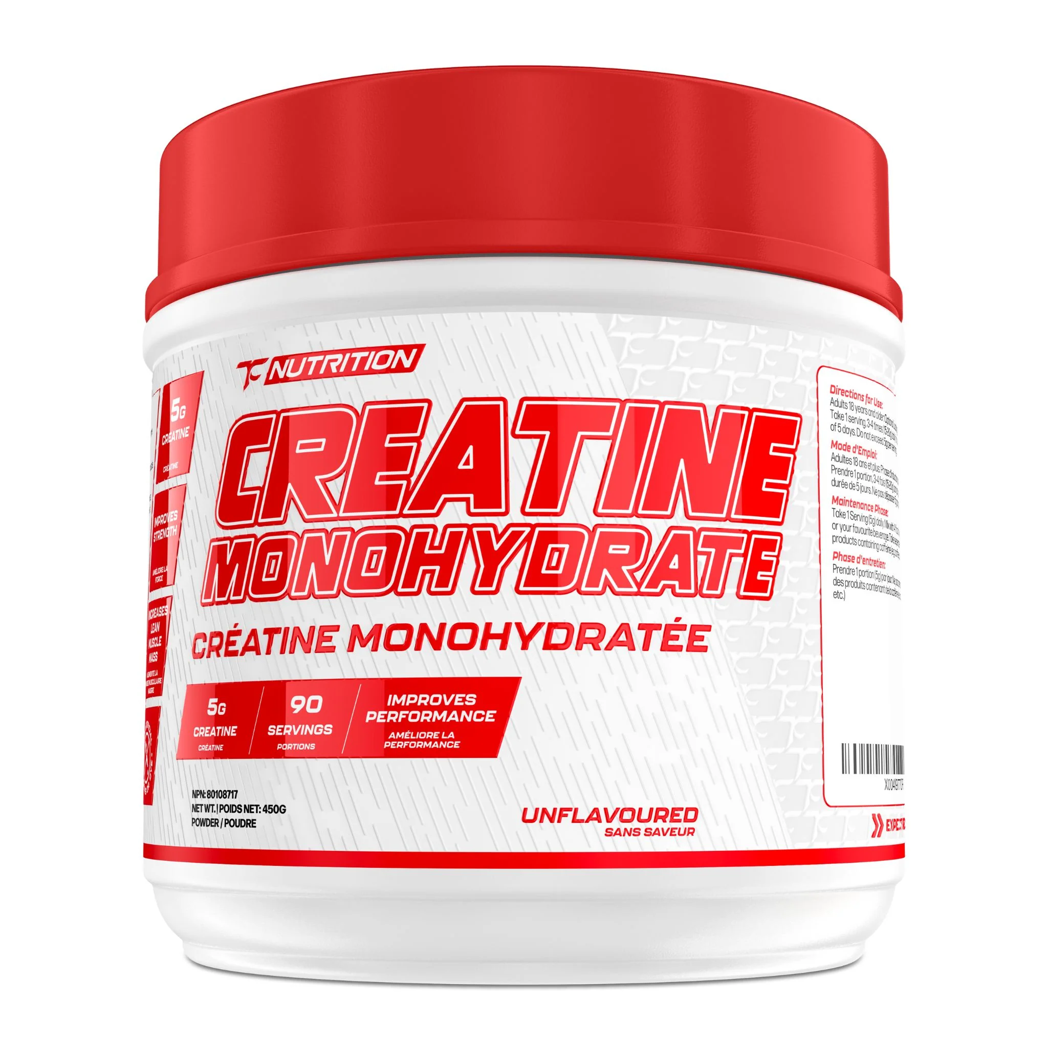 TC Nutrition - Créatine - 450g - Image 3