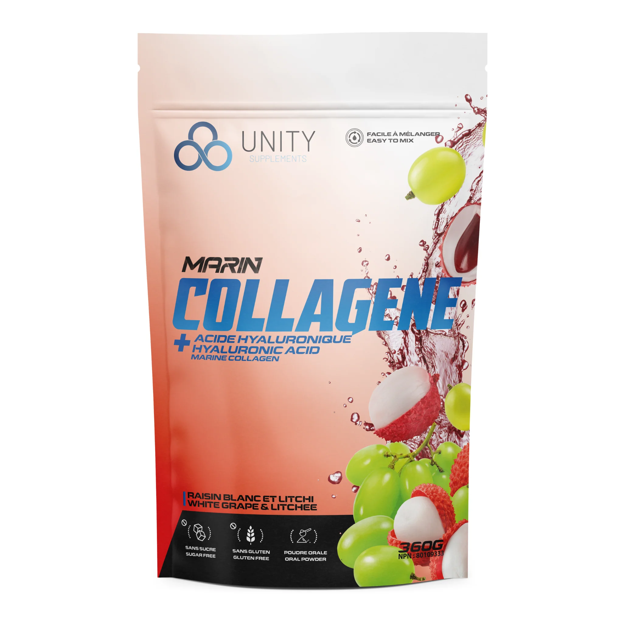 Unity Supplement - Collagène Marin - 360g - Image 3