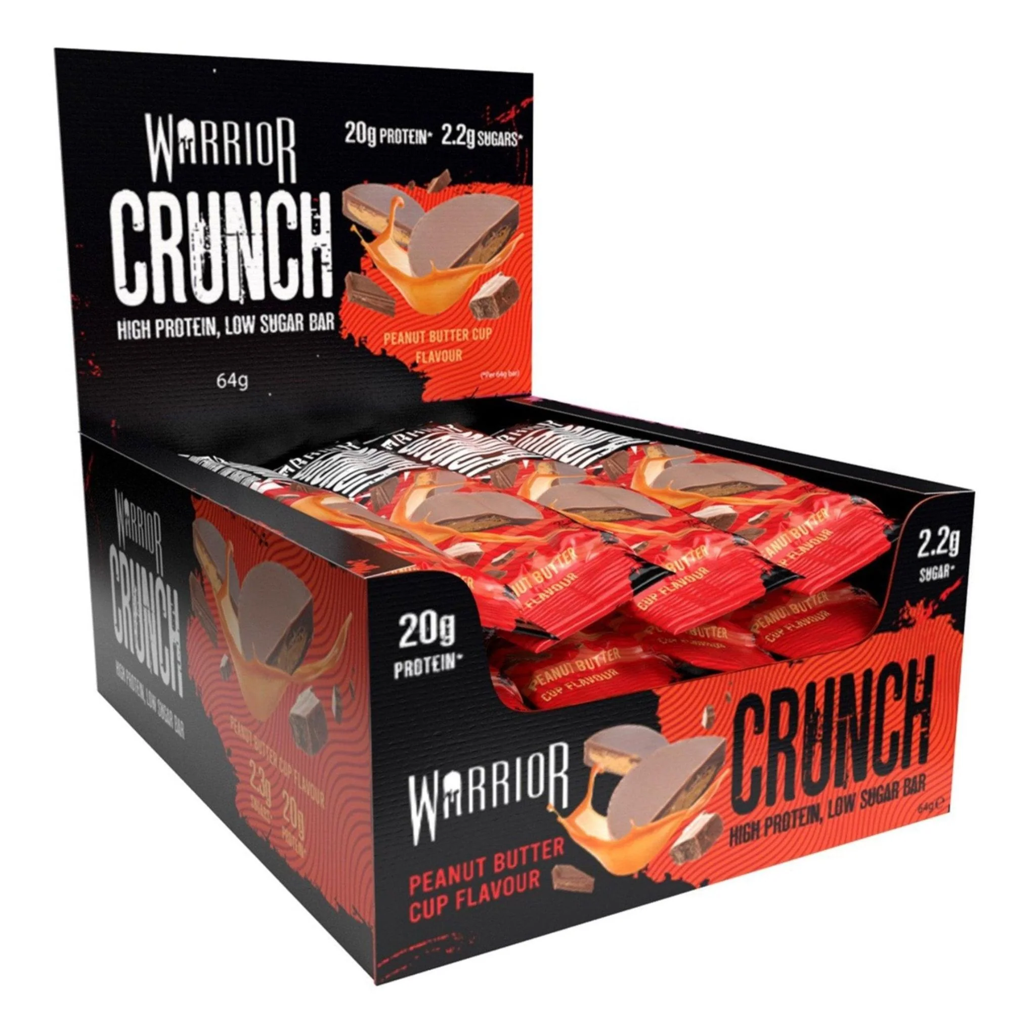 Warrior Crunch - Barre Protéinée - 64g (12x) - Image 14