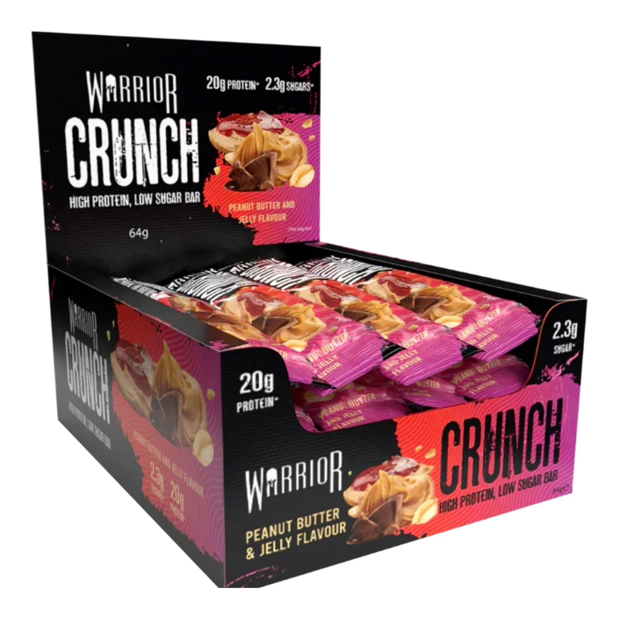 Warrior Crunch - Barre Protéinée - 64g (12x) - Image 19