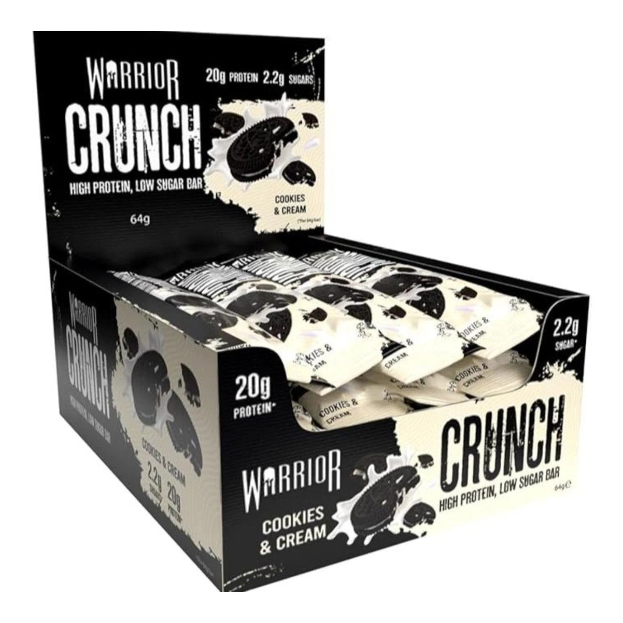 Warrior Crunch - Barre Protéinée - 64g (12x) - Image 4