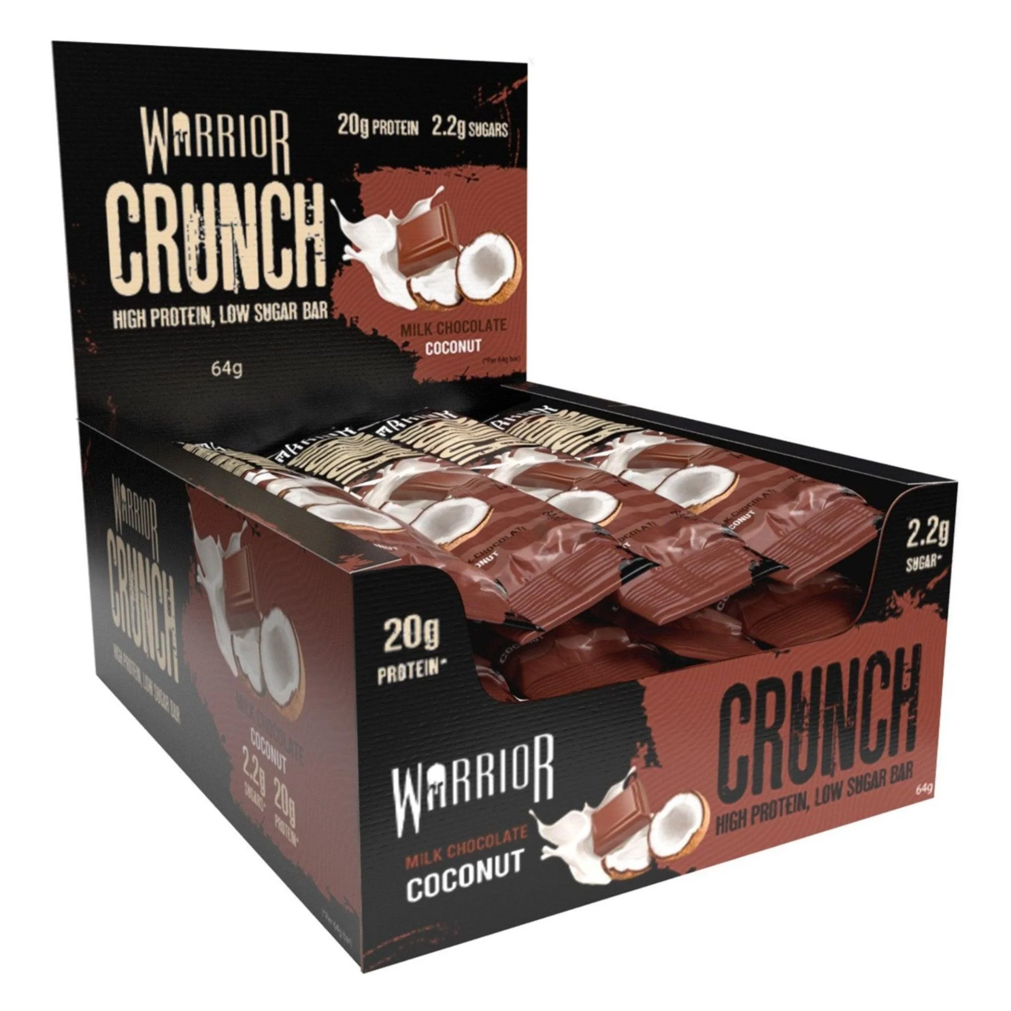 Warrior Crunch - Barre Protéinée - 64g (12x) - Image 7