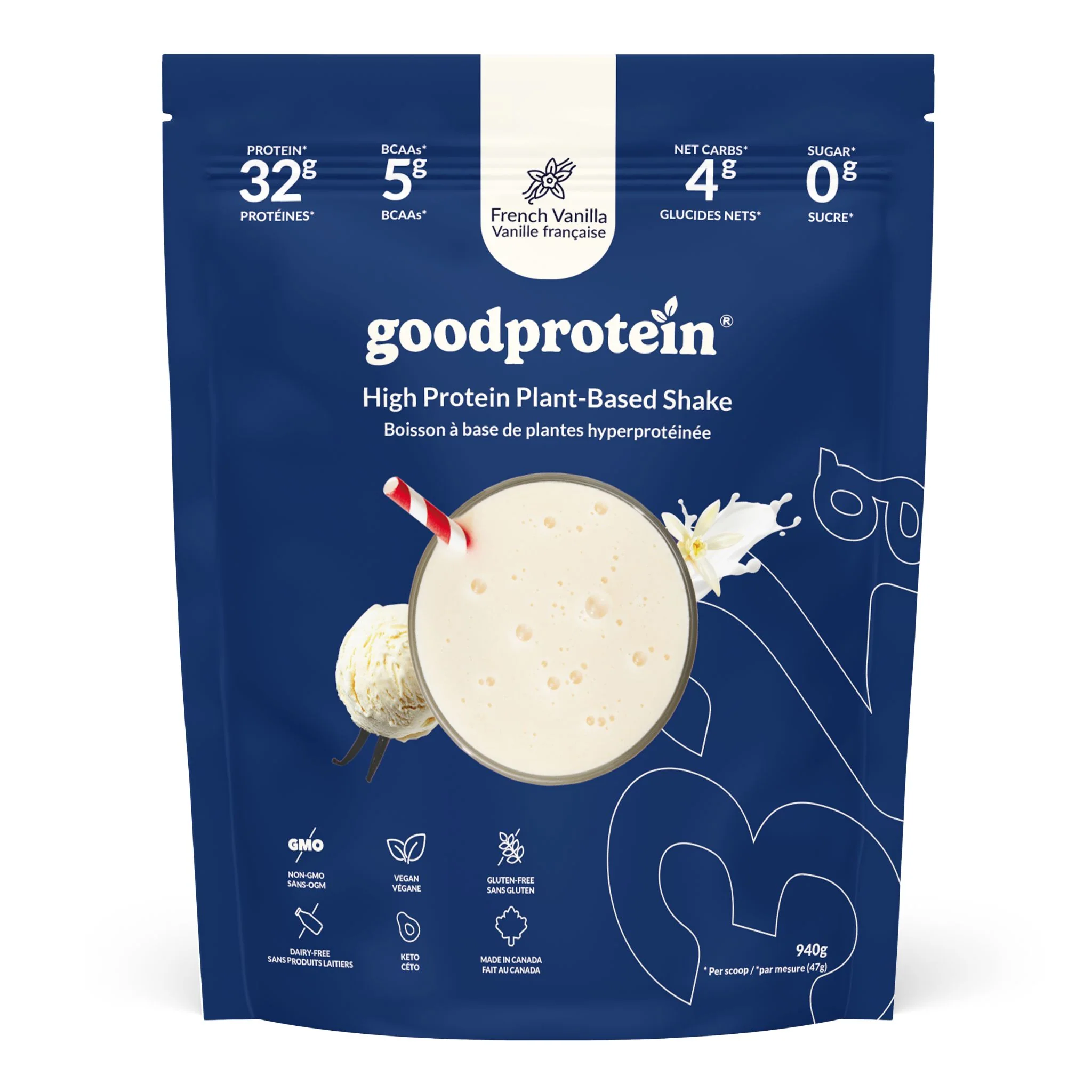 WHOLESALE - Good Protein - Boisson Hyperprotéinée à Base de Plantes - 940g - 3un/cs