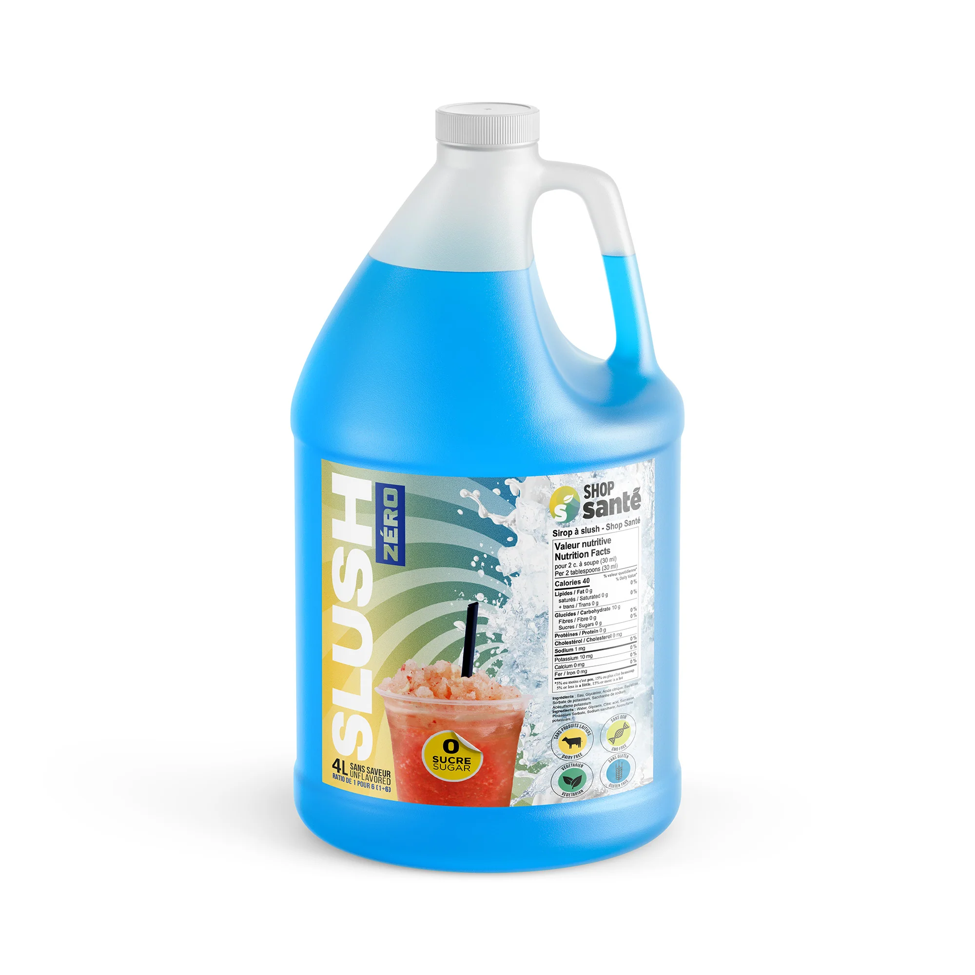 WHOLESALE - Shop Santé - Mélange à Slush 4L - 2un/cs