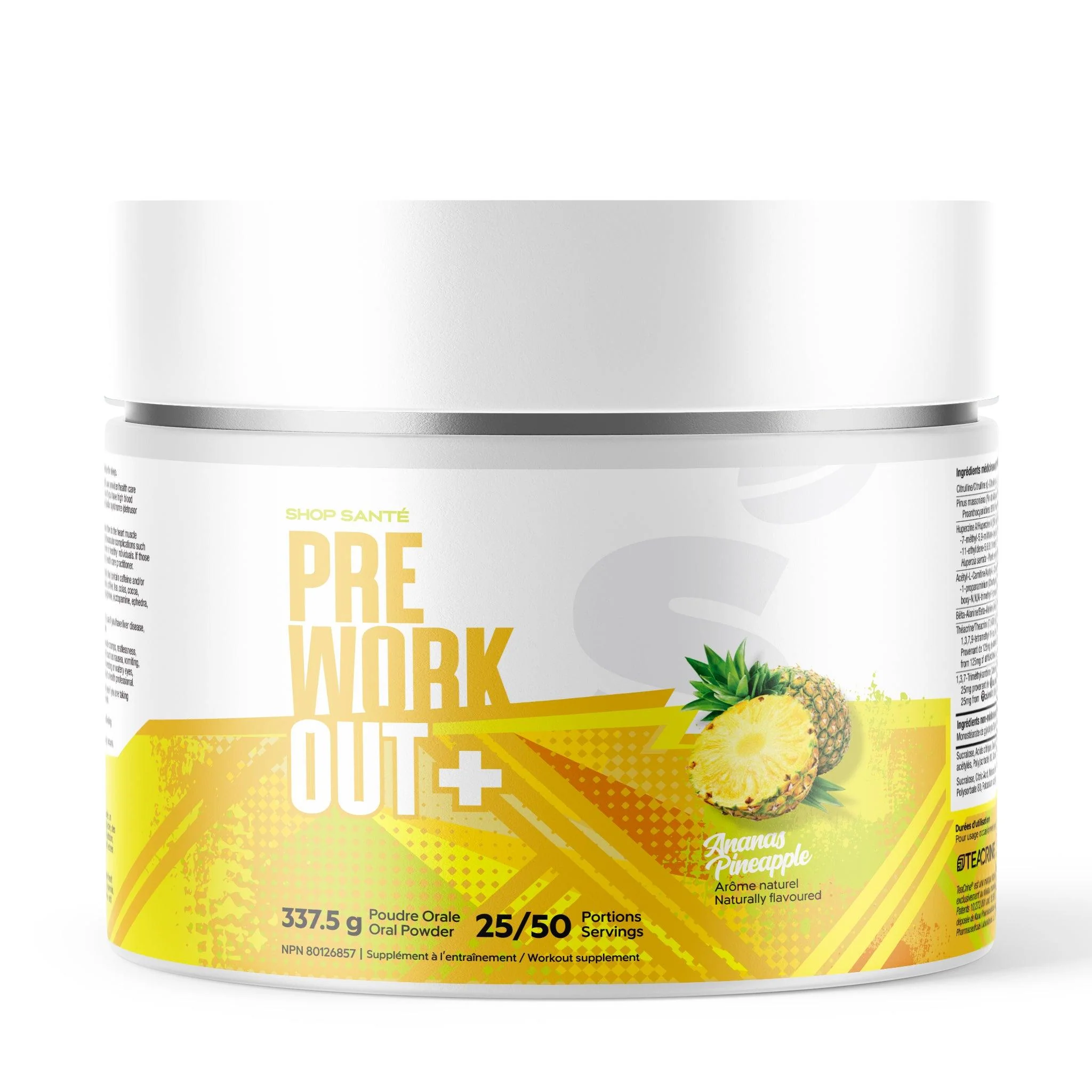 WHOLESALE Shop Santé - Préworkout - Pot en carton* (18un/boîte)