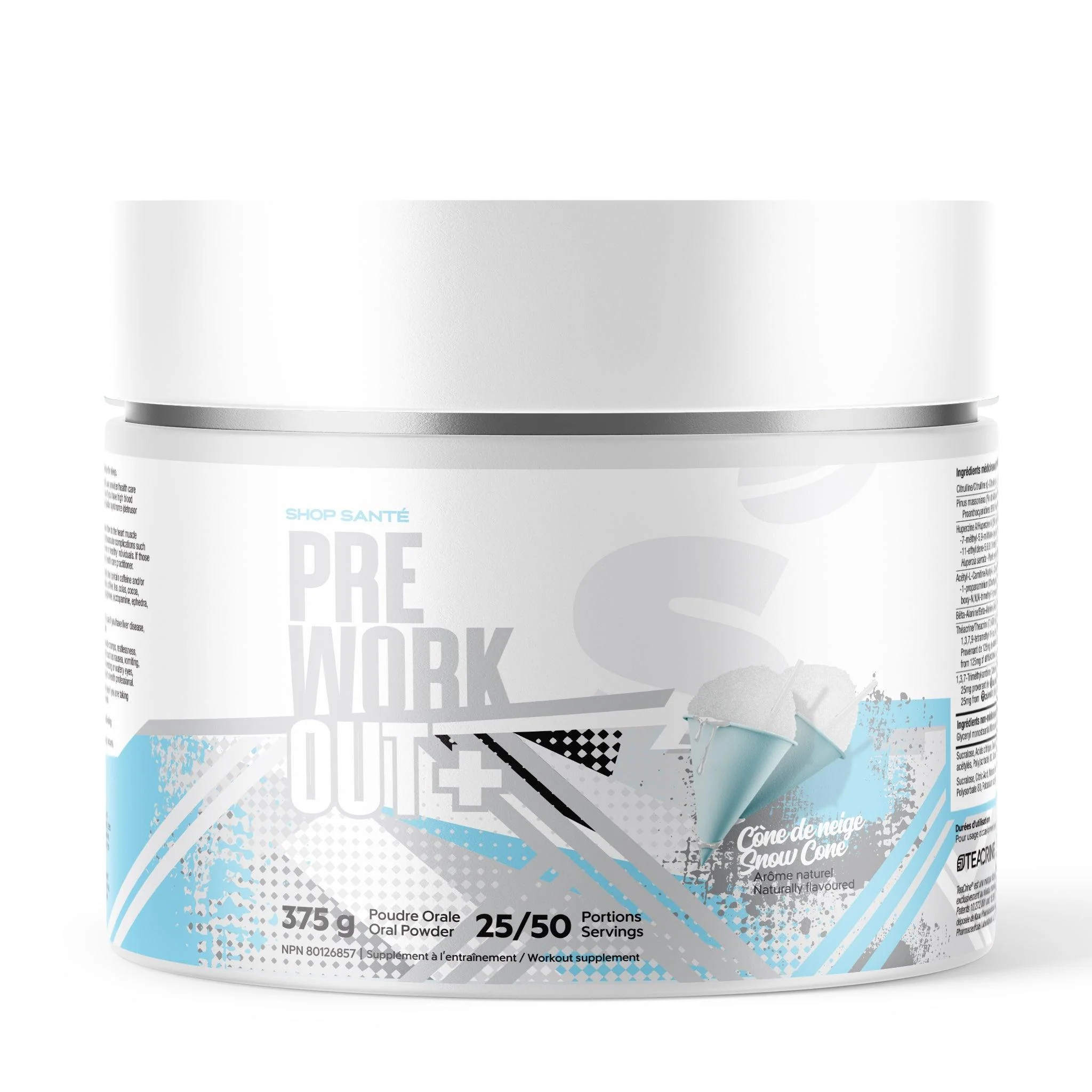 WHOLESALE Shop Santé - Préworkout - Pot en carton* (18un/boîte) - Image 2
