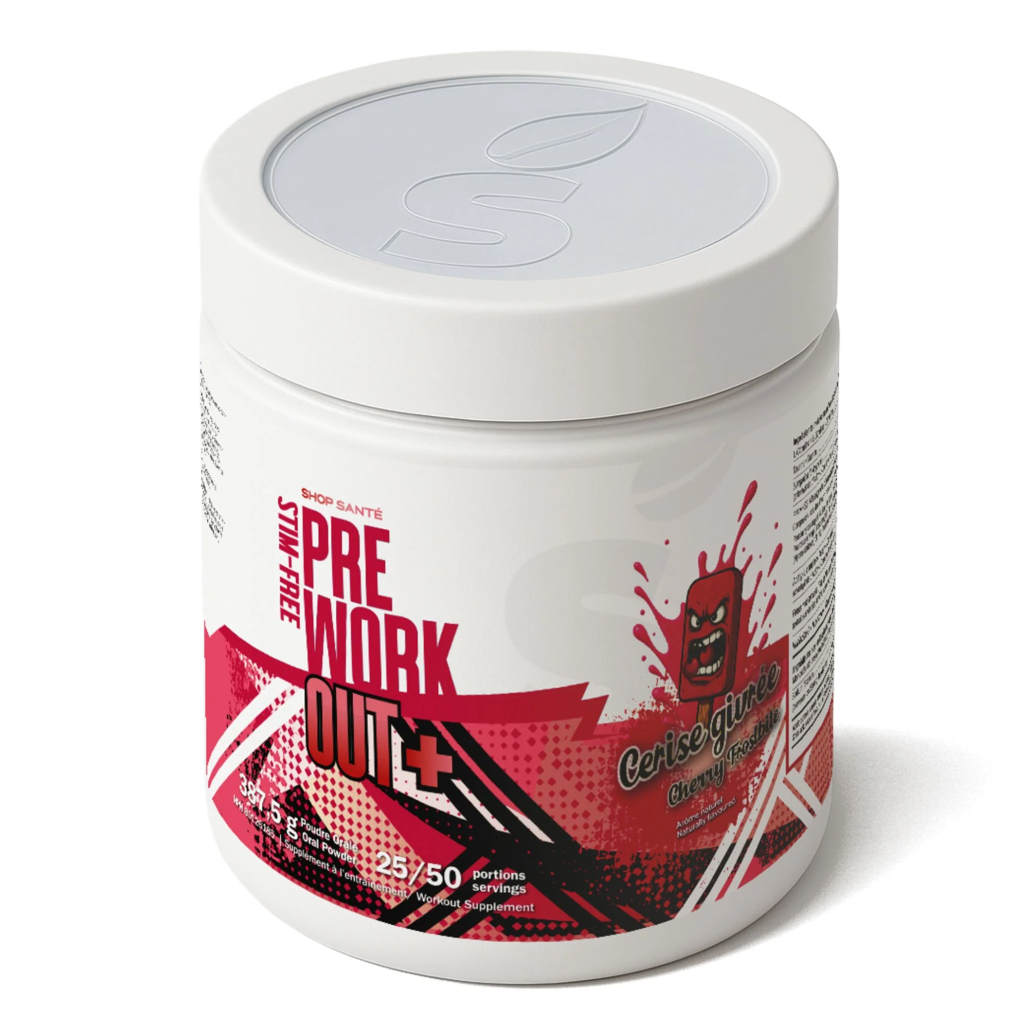 WHOLESALE - Shop Santé - Préworkout Stim-Free (New) (18un/boîte)