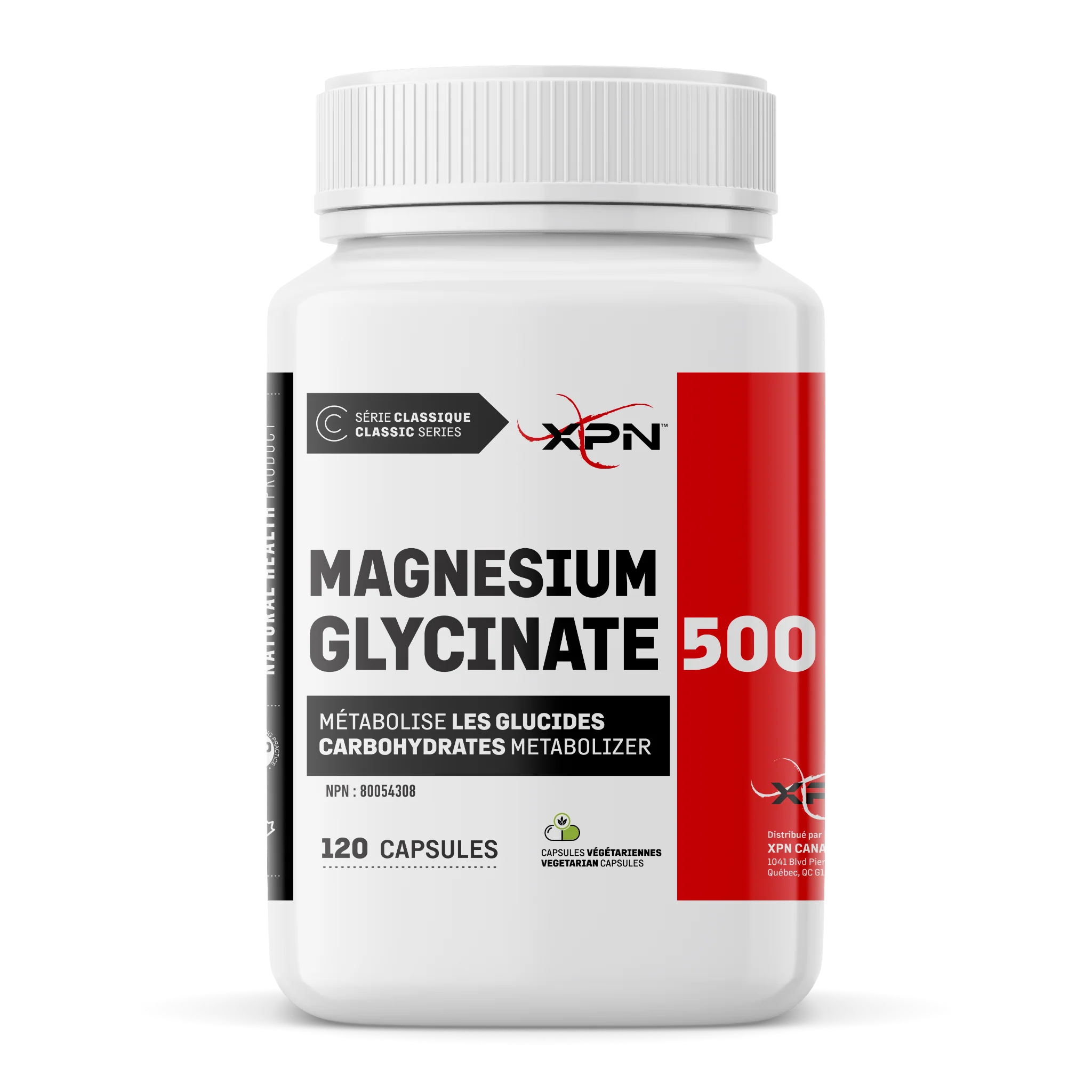 XPN - Magnésium Glycinate - 120 capsules