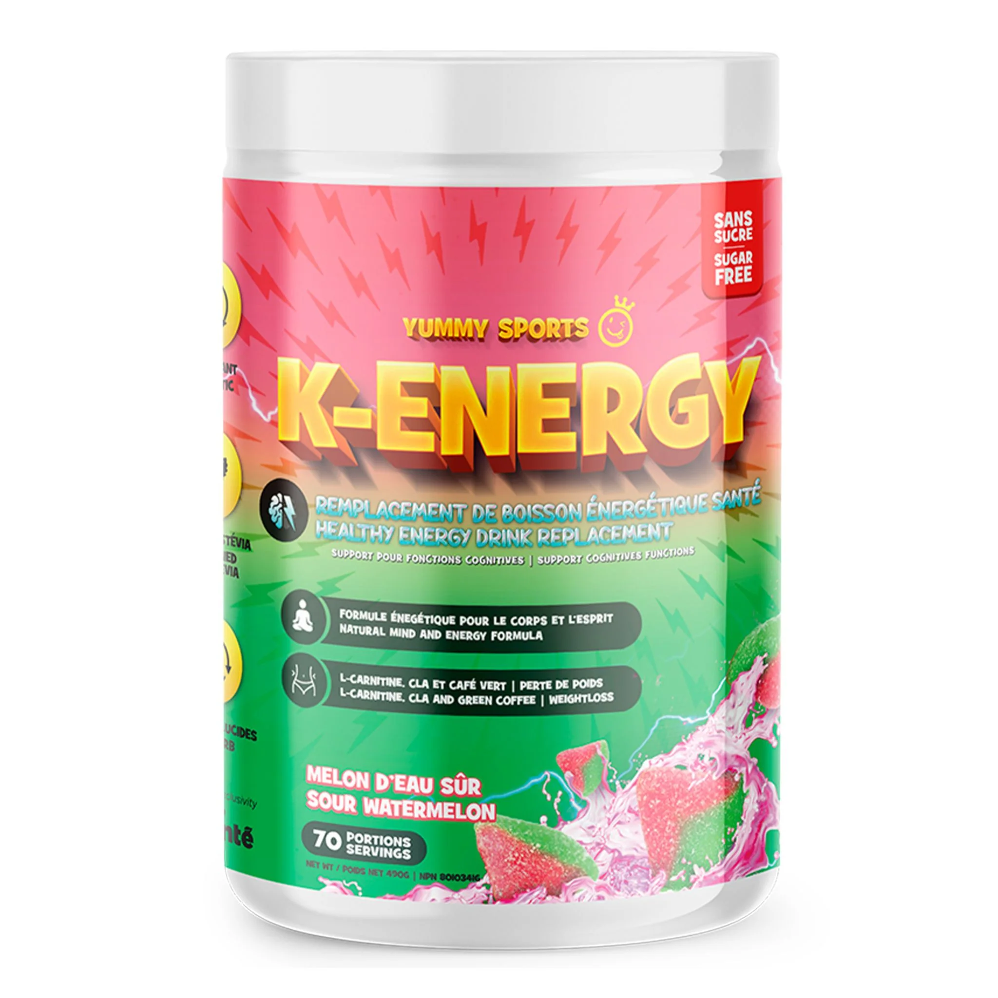 Yummy Sports - K-Energy - 490g - Image 2