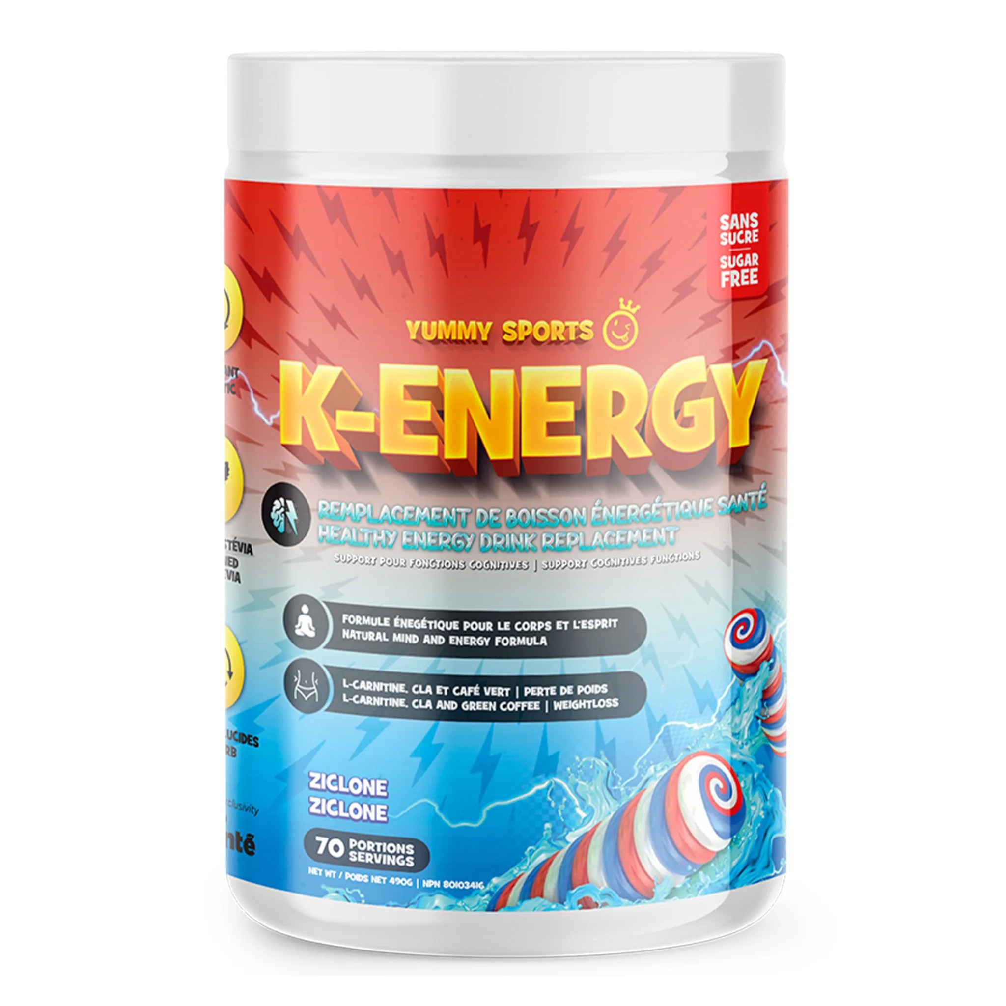 Yummy Sports - K-Energy - 490g - Image 3