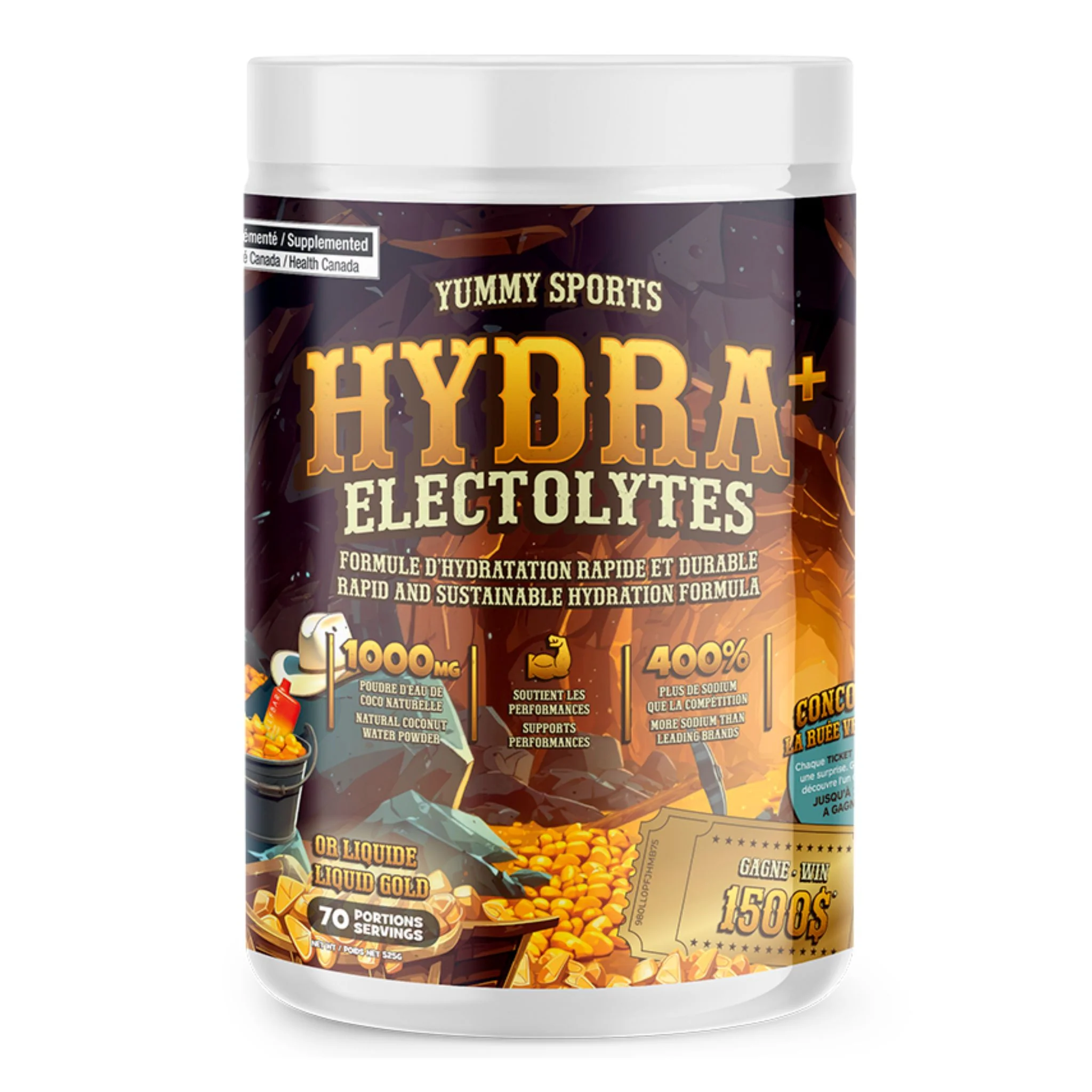 Yummy Sports - Hydra + Électrolytes - 525g - Image 2